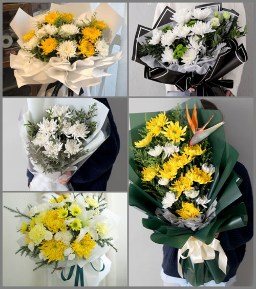 湖北十堰市郧西县安家乡田坑村白事花束代送